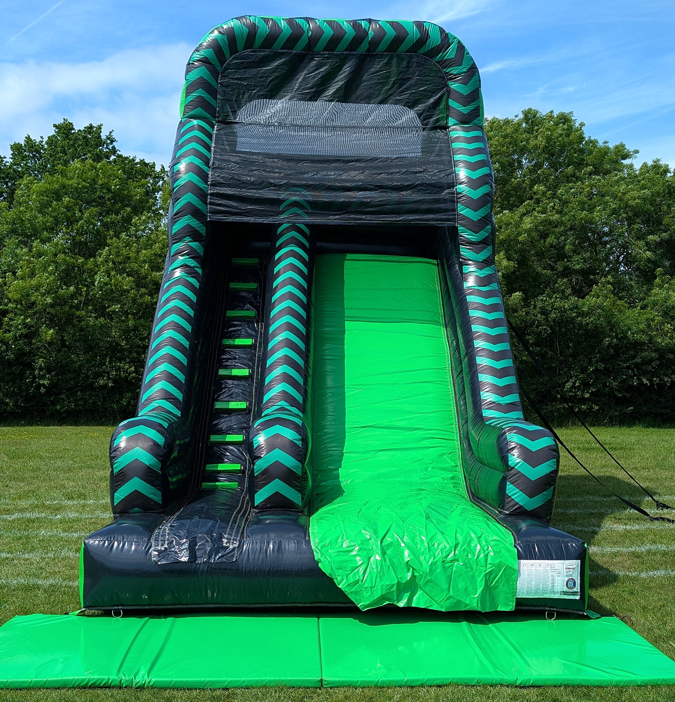 10ft Platform Slide Hire | GFC Leisure 10ft platform slide at a school event in epping