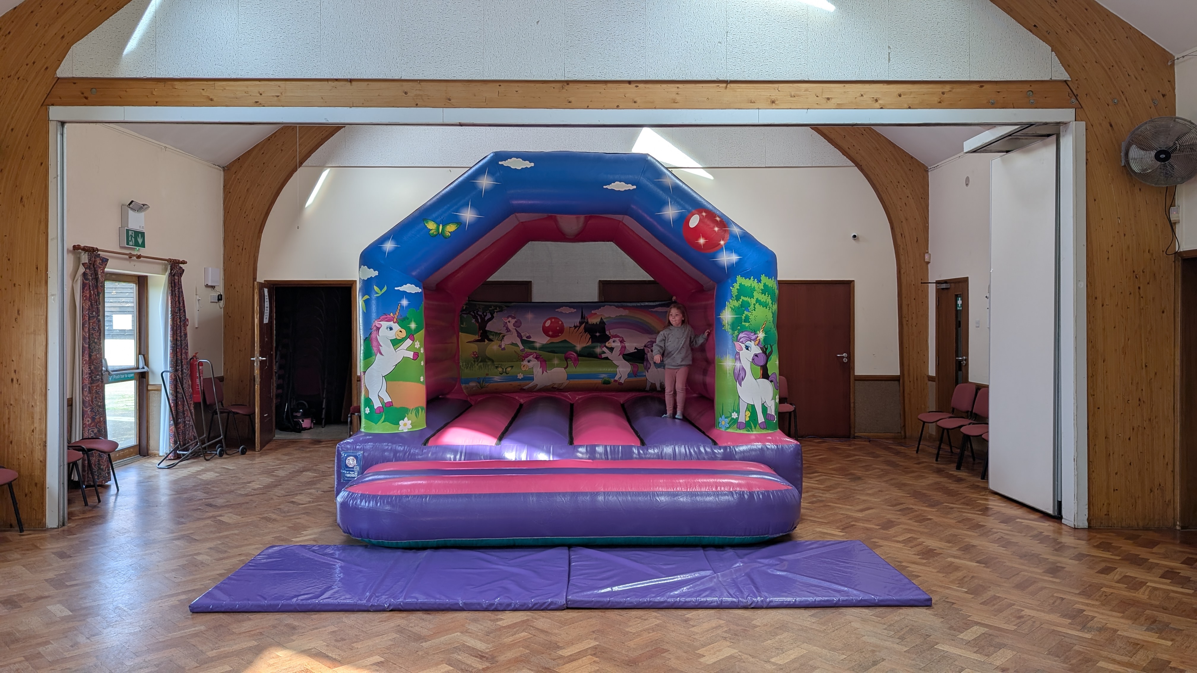 Bouncy Castle in Abridge Village Hall | GFC Leisure