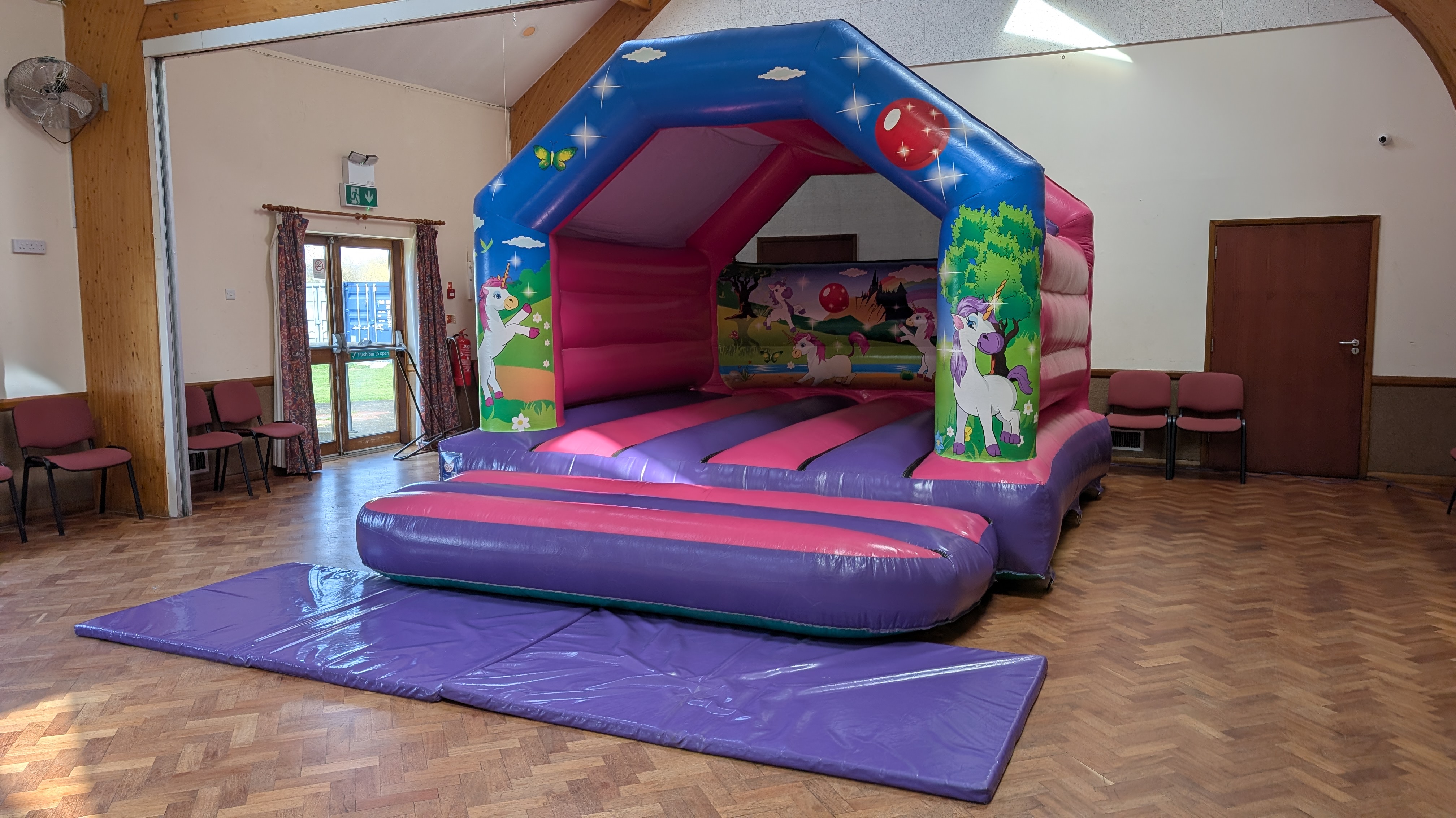 Bouncy Castle in Abridge Village Hall | GFC Leisure