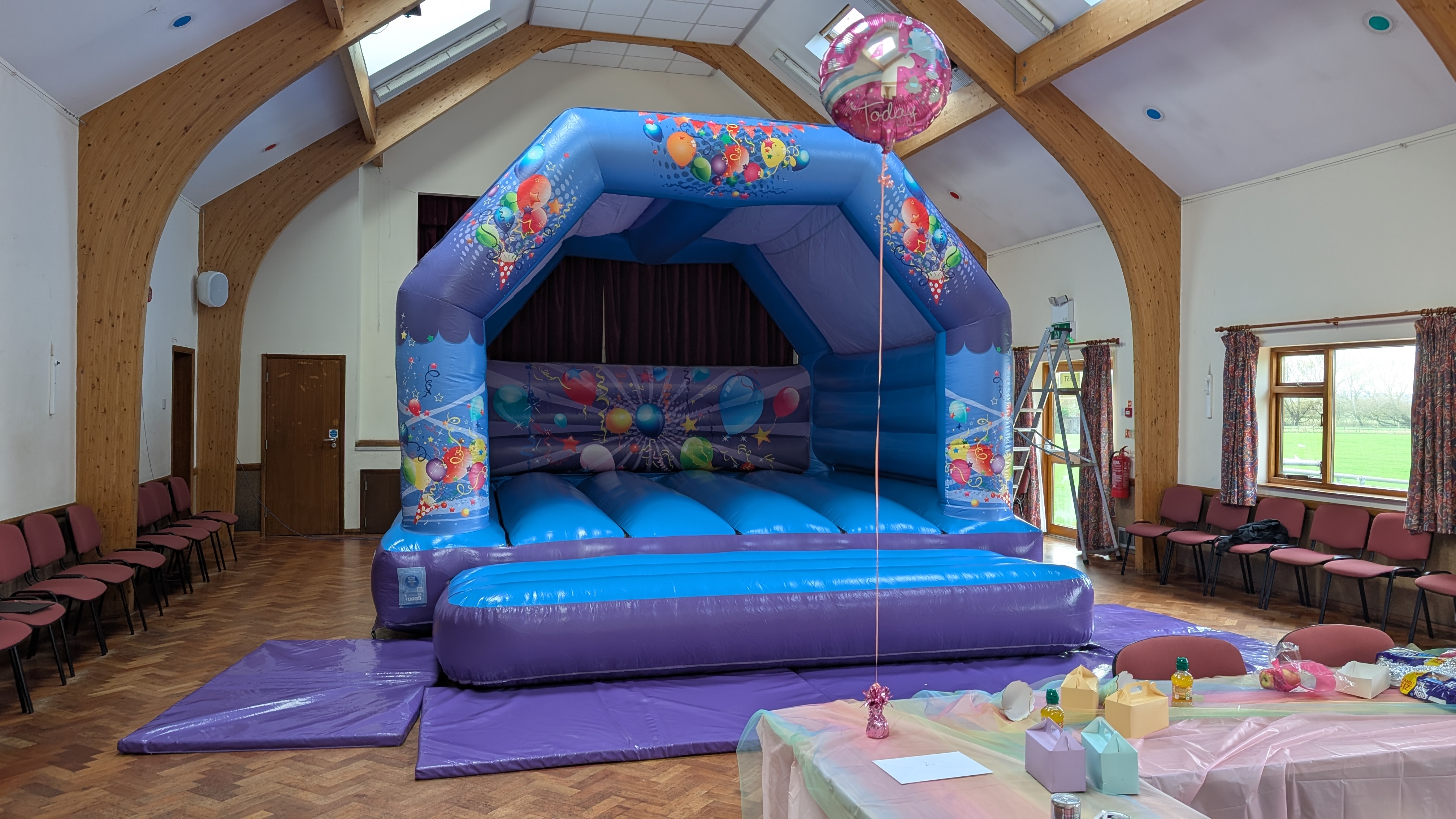 Bouncy Castle in Abridge Village Hall | GFC Leisure