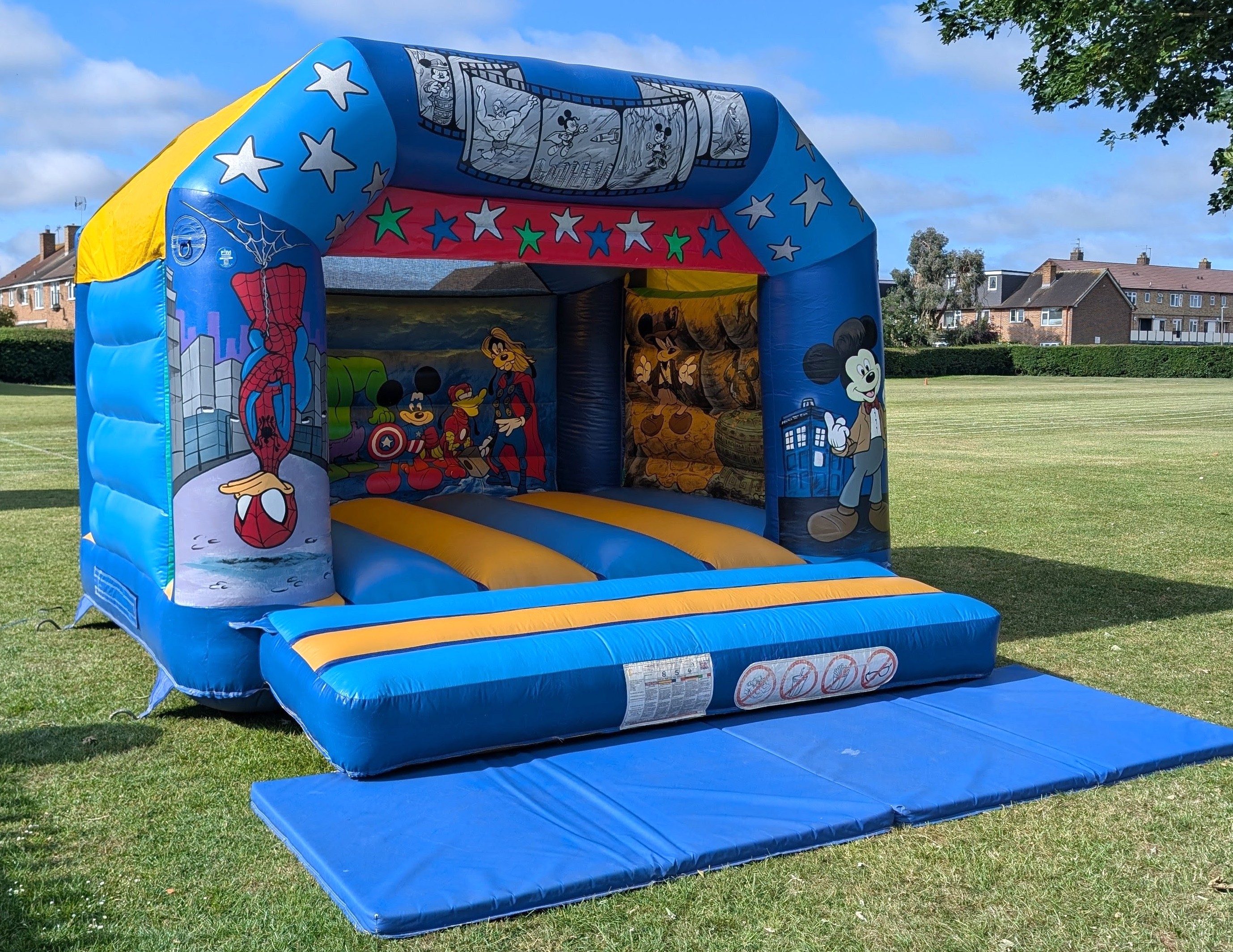 Mickey mouse bouncy castle in Harlow